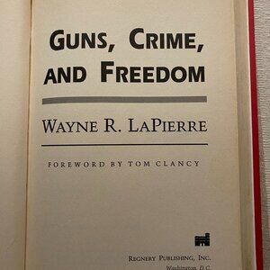 GUNS, CRIME, AND FREEDOM BOOK BY WAYNE LAPIERRE NEW CONDITION